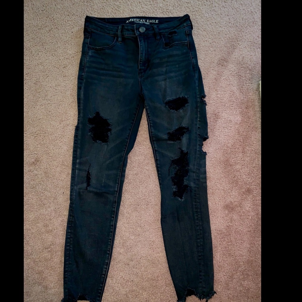 BRAND NEW AMERICAN EAGLE BLACK JEANS